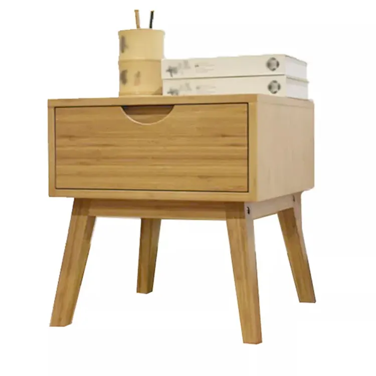 Home Furniture Two Drawers Chest bamboo Cabinets Bedsides Night Stands Table with drawer