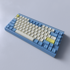 Teclado mecánico retroiluminado RGB inalámbrico de 81 teclas para juegos Bluetooth, teclado de escritorio para PC, batería recargable integrada, USB, nuevo - Product Image 3
