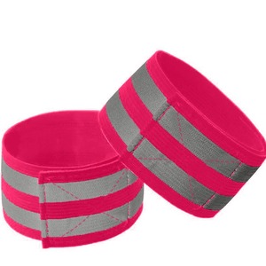 Fábrica Aviso Armband Segurança ao ar livre Bicicleta Calças Mão Perna Esporte Fita Reflexiva Strap Para Noite Jogging Walking Biking Cycli