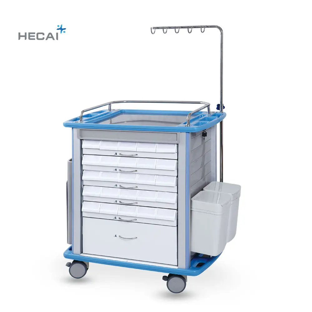 LS-850M UN emergenza ABS trolley Ospedale medicina trolley mobile droga carrello