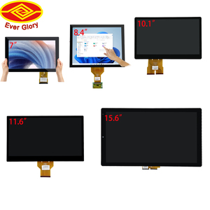 Personalizado 7 8 12,1 15,6 17 21,5 23,8 pulgadas a prueba de vandalismo montado en la pared TFT LCD USB capacitivo al aire libre HMI MÓDULO DE Panel de pantalla táctil - Product Image 1