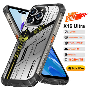 2025สมาร์ทโฟนที่ทนทาน7.2 ''HD + OLED OCTA core 16GB + 1TB 10000mAh แบตเตอรี่แอนดรอยด์14 NFC LTE กันน้ำ IP68 Dual SIM GPS - Product Image 6