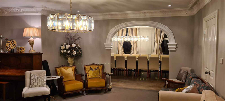 Modern Indoor Crystal Pendant Led Light Restoration Hardware Manufacture Chandeliers