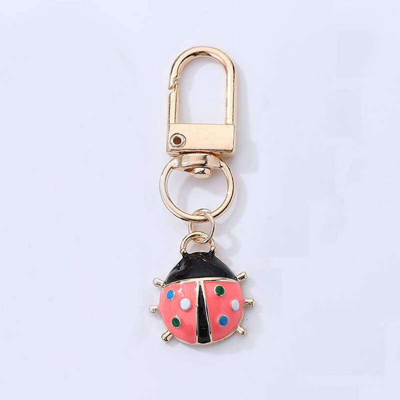 Pink medium ladybug