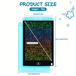 Màn Hình Đầy Màu Sắc Điện Tử Ma Thuật Hội Đồng Quản Trị Ma Thuật Kỹ Thuật Số Slate Cho Trẻ Em LCD Bằng Văn Bản Máy Tính Bảng 8.5 Sáng Tạo Memo Máy Tính Bảng - Product Image 6