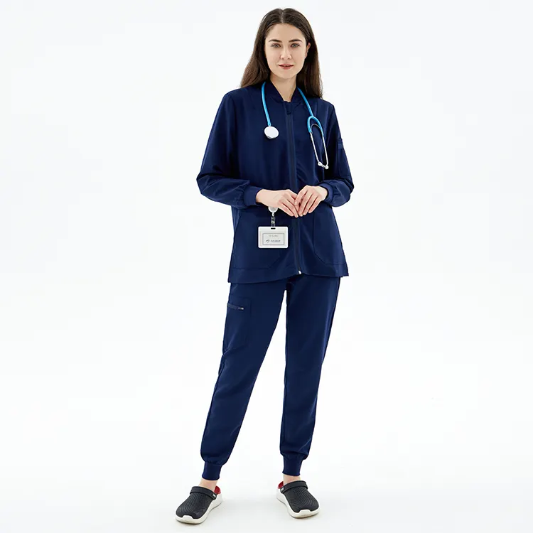 Purificadores para enfermagem, uniforme de cuidados de saúde/hospital para enfermagem, estampa sólida