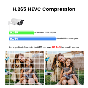 H.265 On-vif人形检测报警P2P监控POE摄像机室外防水双光色安全闭路电视ip摄像机 - Product Image 5