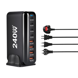 多功能4C4A 240W PD通用台式充电器，适用于Macbook Pro iPad智能手机 - Product Image 2