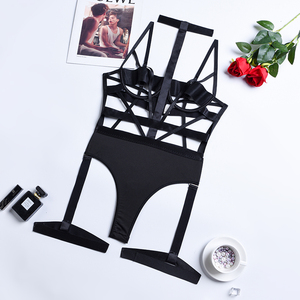 Toptan esaret baştan çıkarıcı sıcak siyah erotik tek parça seksi iç çamaşırı Bodysuit 2022 lüks bayan seksi iç çamaşırı Lenceria Erotica - Product Image 6