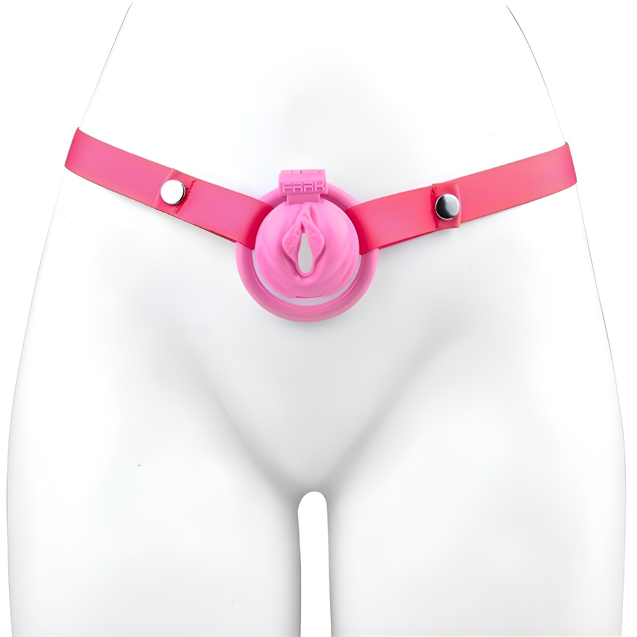 Cage rose avec ceinture
