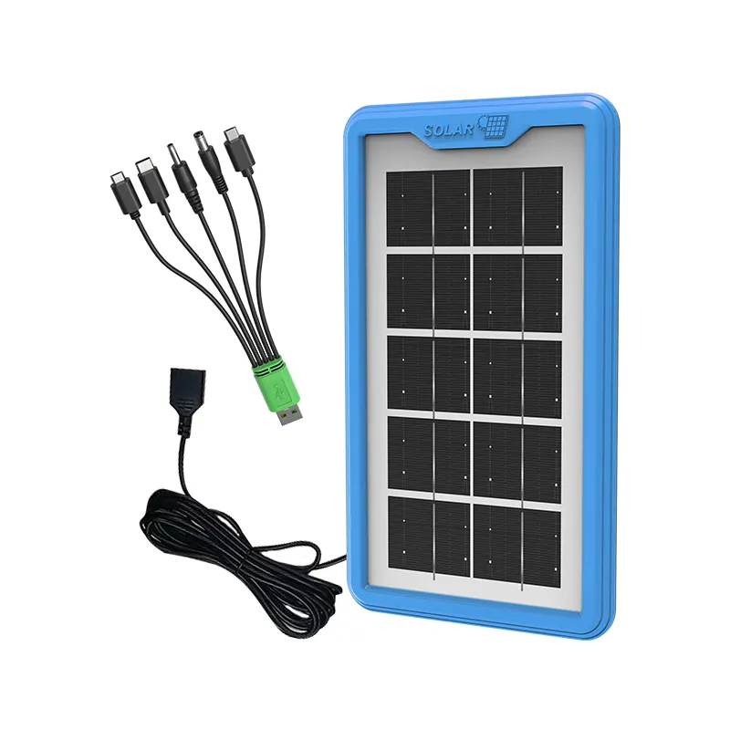 Taşınabilir mini 5V GÜNEŞ PANELI monocrystalline acil güç enerjisi güneş panelleri 3.5 watt