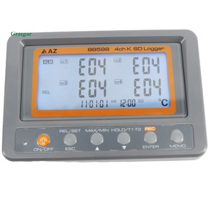 Termómetro Digital multicanal AZ88598, termopar tipo K de 4 canales, Registrador de temperatura, tarjeta SD, registrador de datos, AZ-88598 - Product Image 1