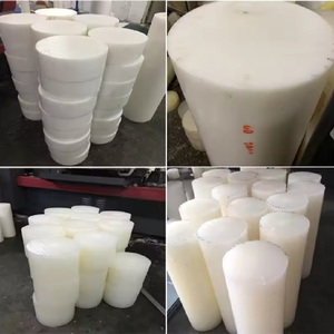 שחור לבן קודית פלסטיק, מוט ניילון מוט מוט מוט בר לחתוך מותאם אישית 5 מ "מ-220 מ" מ - Product Image 2