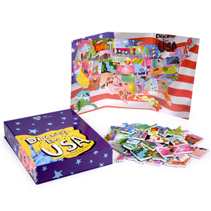 Magnetic Kids Learning Education Map <strong>Toy</strong> Magnet United State Map Puzzles Games Children <strong>Toys</strong> Geography Jigsaw <strong>USA</strong> Map Puzzle - Product Image 2