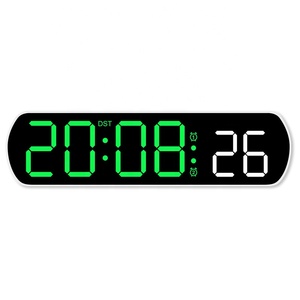 2024 nuovo Timer elettrico personalizzato Count Up Count Down allarme digitale a colori Snooze Voice Control da tavolo sveglia a LED - Product Image 6