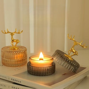 मोहरा एंटेलर एरोमाथेरेपी क्रिसमस और वैलेंटाइन डे सजावटी मोमबत्ती सोया मोम कप आभूषण थोक मोमबत्ती उपहार स्मारिका - Product Image 5