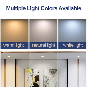 ไฟ LED ดาวน์ไลท์แบบฝัง 3W ที่จดไว้ในรายการไฟสปอตไลท์ภายในแบบฝังป้องกันแสงสะท้อนแบบไม่มีกรอบ ไฟดาวน์ไลท์ฉุกเฉินป้องกันแสงสะท้อน - Product Image 4