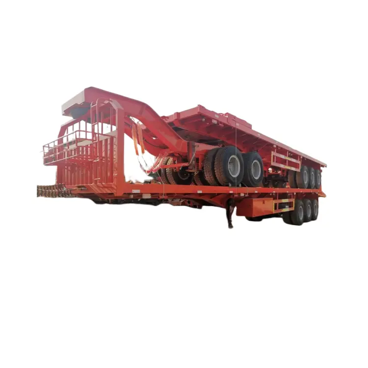 20FT 40FT trasporto Container pianale/scheletro doppio/Superlink/Interlink camion semirimorchio