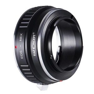 K & F แนวคิด Canon EF TO SONY E/<span class=keywords><strong>NEX</strong></span> <span class=keywords><strong>Mount</strong></span> อะแดปเตอร์แหวนสำหรับโฟกัสด้วยตนเองบนกล้องมิเรอร์เลส