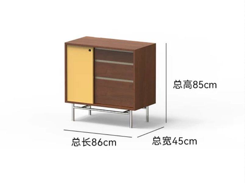 Armoire basse en bois massif - Pin de Nouvelle-Zélande