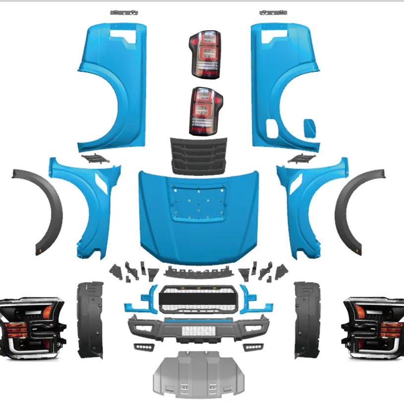 LDR per i body kit Ford Ranger per Ford ranger 2011-2019 modifica al nuovo stile arrivano 2015-2020 per Raptor F150