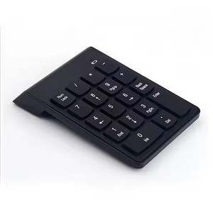 Teclado ergonómico Mini teclado numérico Teclado de contabilidad inalámbrico USB de 18 teclas para PC portátil