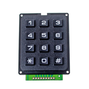 3x4マトリックスキーボードモジュール4*3マトリックスアレイキーパッドモジュールDIY用12キーボタンスイッチ - Product Image 2
