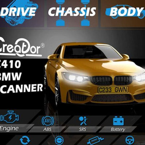 Creator C410 2022 sürüm OBD2 kod okuyucu tanı 1 yıl garanti için B-W-M Mini motor analizörü üzerinde uygulanabilir - Product Image 6