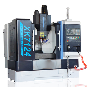 高精度XK7126 4轴数控铣床VMC机床小型立式金属加工中心GSK控制系统BT40主轴