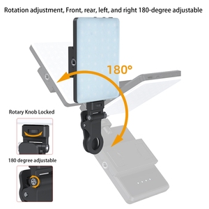 High Quality Professional Audio Video Lighting Photography <strong>RGB</strong> <strong>Led</strong> Fill Light 2000mah Battery Video Conference Light - Product Image 4