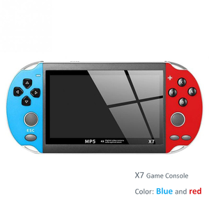 X7 Retro elde kullanılır oyun konsolu 4.3 inç PSP Arcade 3G RAM PS1 için büyük ekran GBA FC SF MD Video oyunu konsolları PK X7plus X12 - Product Image 3