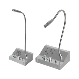 FEILINGCALL-altavoz inalámbrico con micrófono para oficina, sistema de intercomunicación bidireccional para banco y ventana, 2 vías