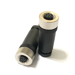 M12 IP65 IP67 IP68 su geçirmez 8 Pin erkek kadın düz dirsek güç PCB konektörü kablo M12 konektörü - Product Image 6