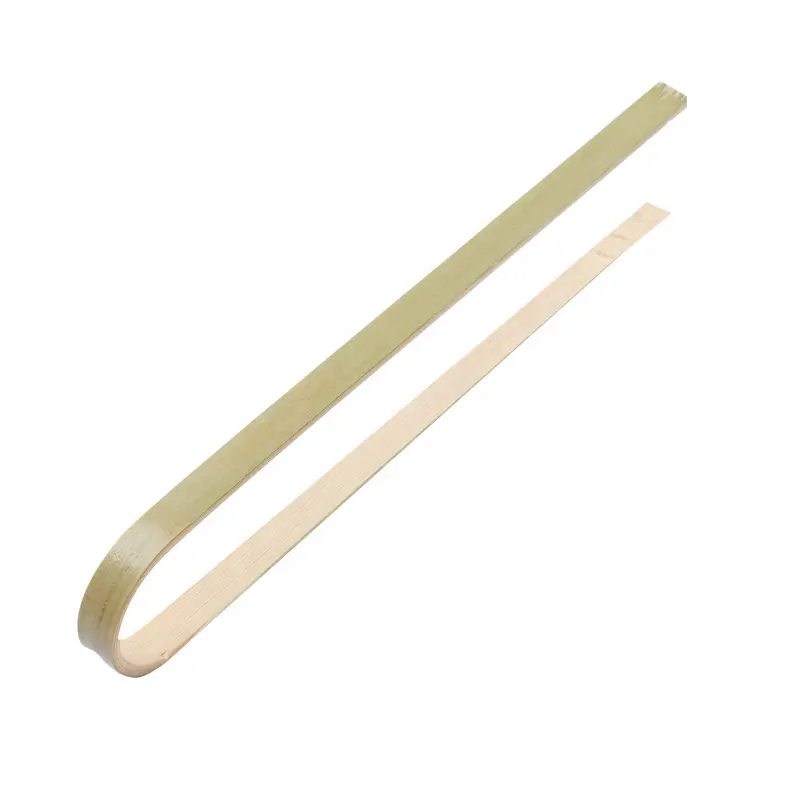 Pinzas de madera para barbacoa Mini pinzas magnéticas de bambú desechables de hielo de grado alimenticio grande