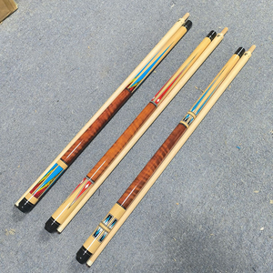Ahşap arayüzü akçaağaç havuz Cue mil çubuklar 57 inç 13mm evrensel havuz Cues 1/2 bölünmüş bilardo ıstakası bilardo havuzu - Product Image 1
