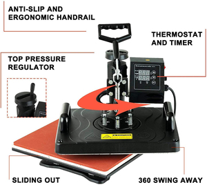 Ruida 15*12 Inches Double LCD Display Multi Function Combo Heat Press Machine 5 In 1 - Product Image 5