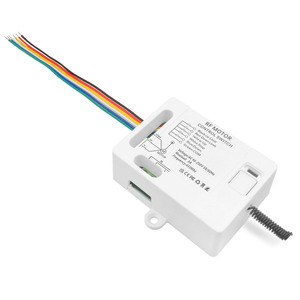 RF 433MHz Remote <strong>Control</strong> Switch 10A Receiver 2 Way <strong>Control</strong> Support with Limit Function for Gate Garage Awning Motor Blinds
