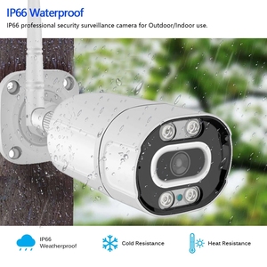 Cámara inteligente de seguridad CCTV para exteriores, videocámara IP con detección de movimiento, visión nocturna infrarroja, 5MP, tarjeta TF - Product Image 2