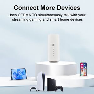 KuWFi 3000Mbps VPN <strong>Client</strong> Dual Band 12V <strong>DC</strong> Power Router Cpe Multi Users 5g Wireless Router with Sim Card Slot
