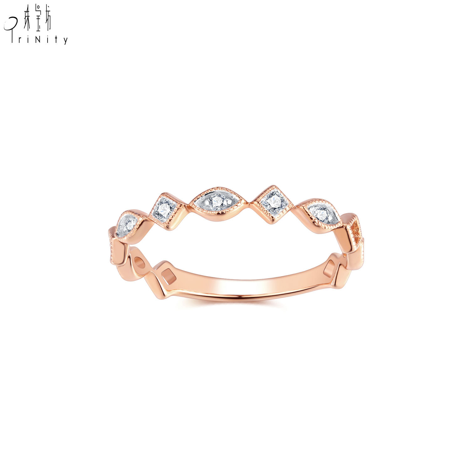 18K Solid Rose Gold
