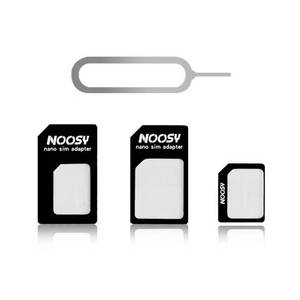 TGF002 5 合 1 Nano Micro SIM 适配器弹出针适用于 sim卡零售箱专利产品的手机 - Product Image 1
