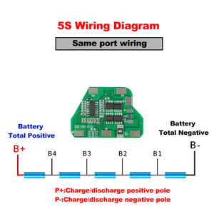 5A10A 7S BMS 18650 li-ion เครื่องมือไฟฟ้าพลังงานแสงอาทิตย์โคมไฟ LED แผงวงจร PCB มีความสมดุล5A บอร์ดป้องกัน10A ประเภทผลิตภัณฑ์ PCBA - Product Image 4