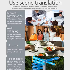 Beste Qualität Tragbarer Smart Translator für Android 138 Sprach vokabeln Online Offline Voice Record Photo Touchscreen - Product Image 3