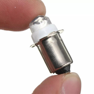 P13.5S PR2 0.6W 1 SMD <strong>LED</strong> Bulb for Focus Flashlight Bulbs Torches Emergency Work Light Warm White 3/4.5/6V