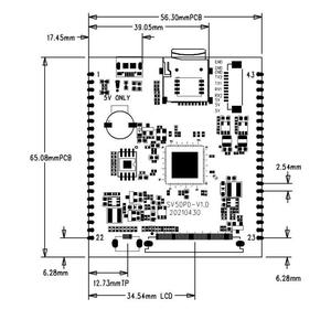 Driver Lcd piccolo da 4 pollici modulo Display Lcd Led Tft 480*480 con Display Lcd scheda Hd Controller Touch Panel