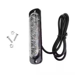 ไฟเตือนกระพริบไฟเตือน LED DC 12-24V สำหรับรถบรรทุกก่อสร้างและความปลอดภัย - Product Image 1