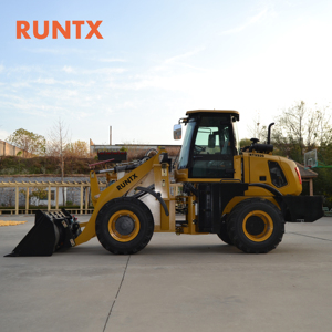RUNTX Perfect Performance 2 Ton 3 Ton Wheeled Front and Rear Loader with High Performance Engine, Euro 5 EPA Compliant