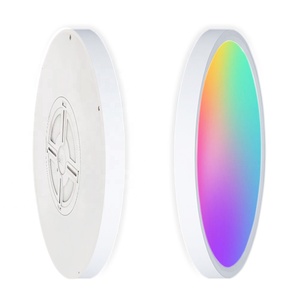 Akıllı LED Modern tavan müzikli ışık 24W 2400LM yuvarlak tavan lambası ile çalışmak TUYA Alexa WIFI APP kontrol RGBCW yatak odası işık - Product Image 1