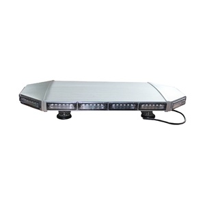 สีแดงสีฟ้าฉุกเฉินรถหลังคาเตือน Strobe เตือนไฟ Led บาร์สำหรับรถยนต์ - Product Image 1