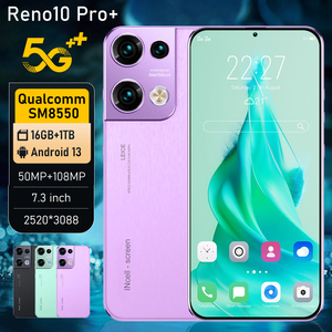 新しいReno10 Pro + 5G 7.3インチAndroid13.0グローバルエディションTecno Camon新しいスマート写真ビデオゲームイメージングスマート携帯電話
